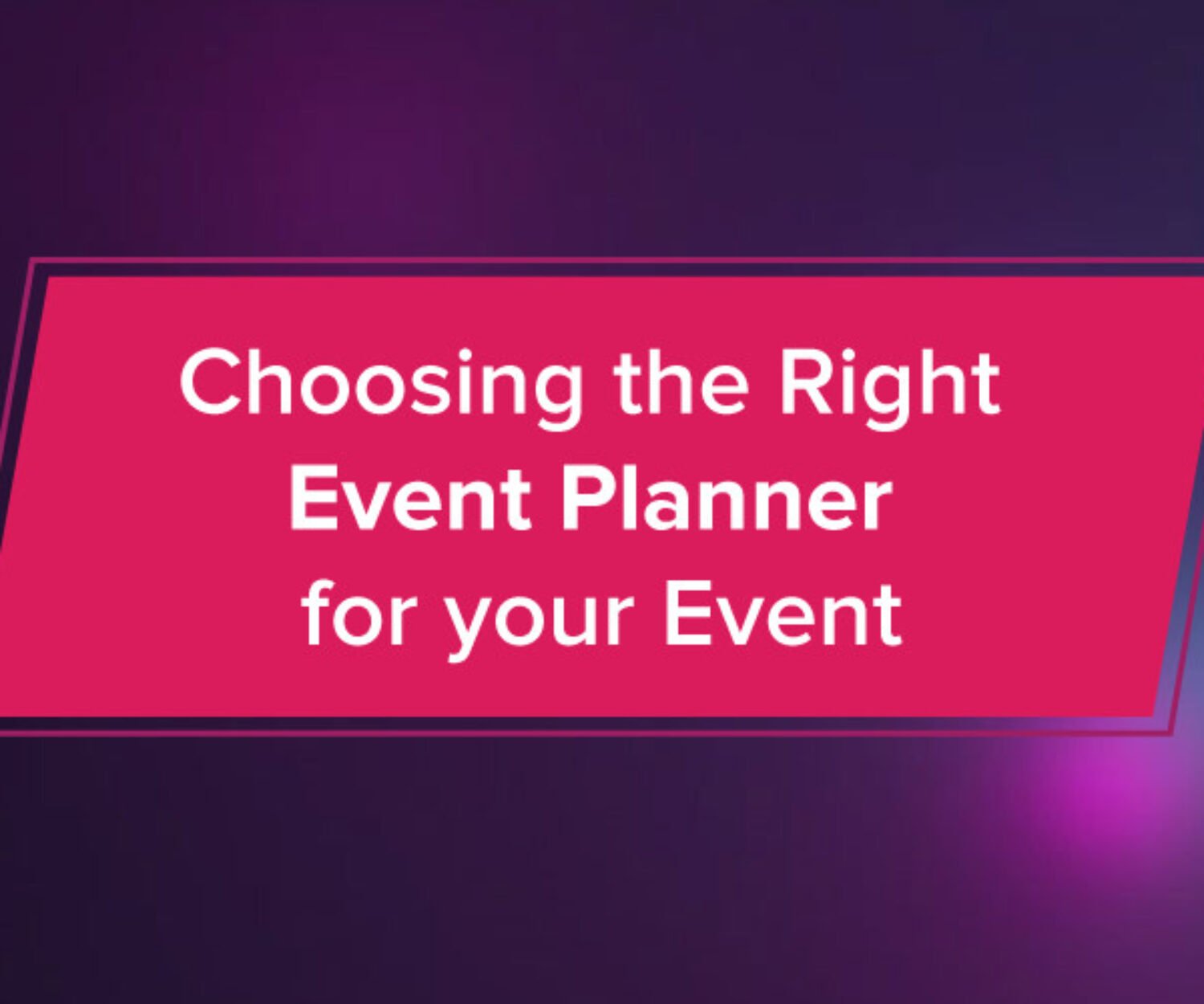 Social Event planner in Bangalore